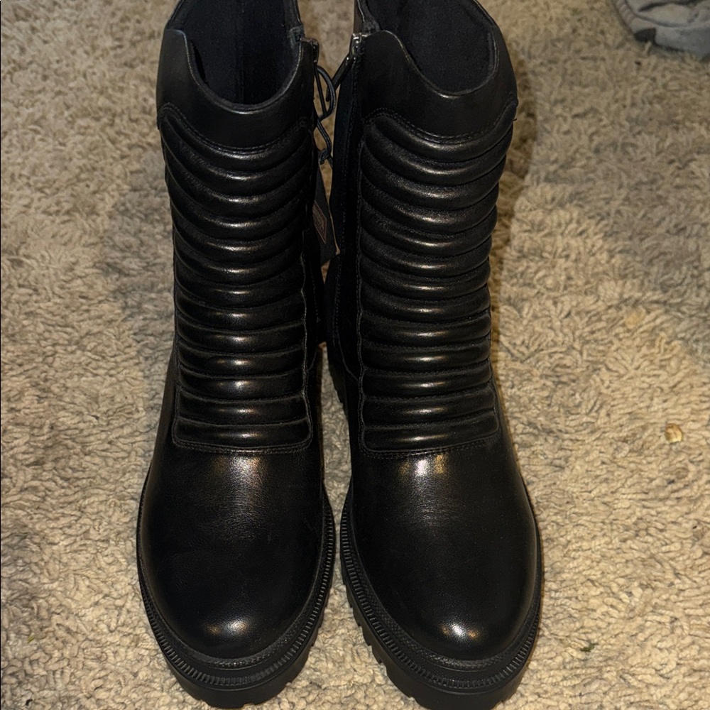 Harley-Davidson Black Combat Boots - Picture 2 of 4